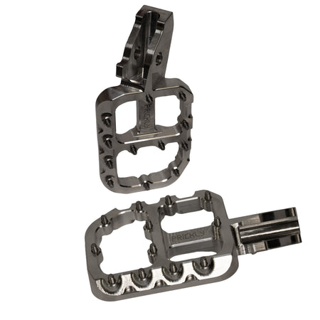 Prickly Foot Pegs Wide - Pinned Electric