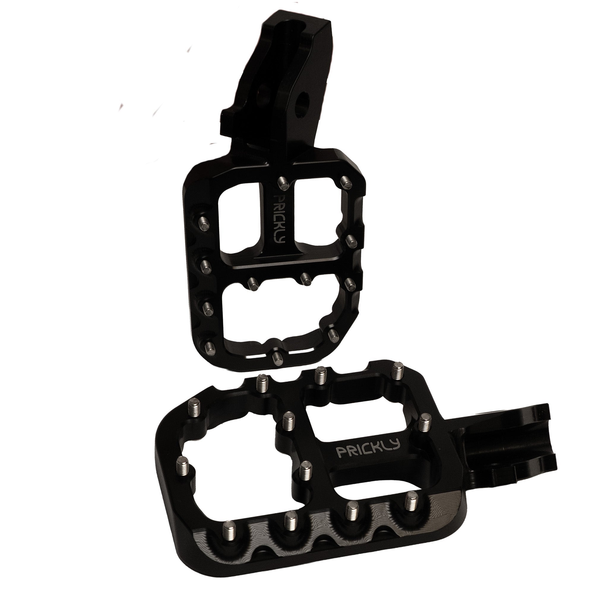 Prickly Foot Pegs Wide - Pinned Electric