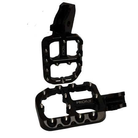 Prickly Foot Pegs Wide - Pinned Electric