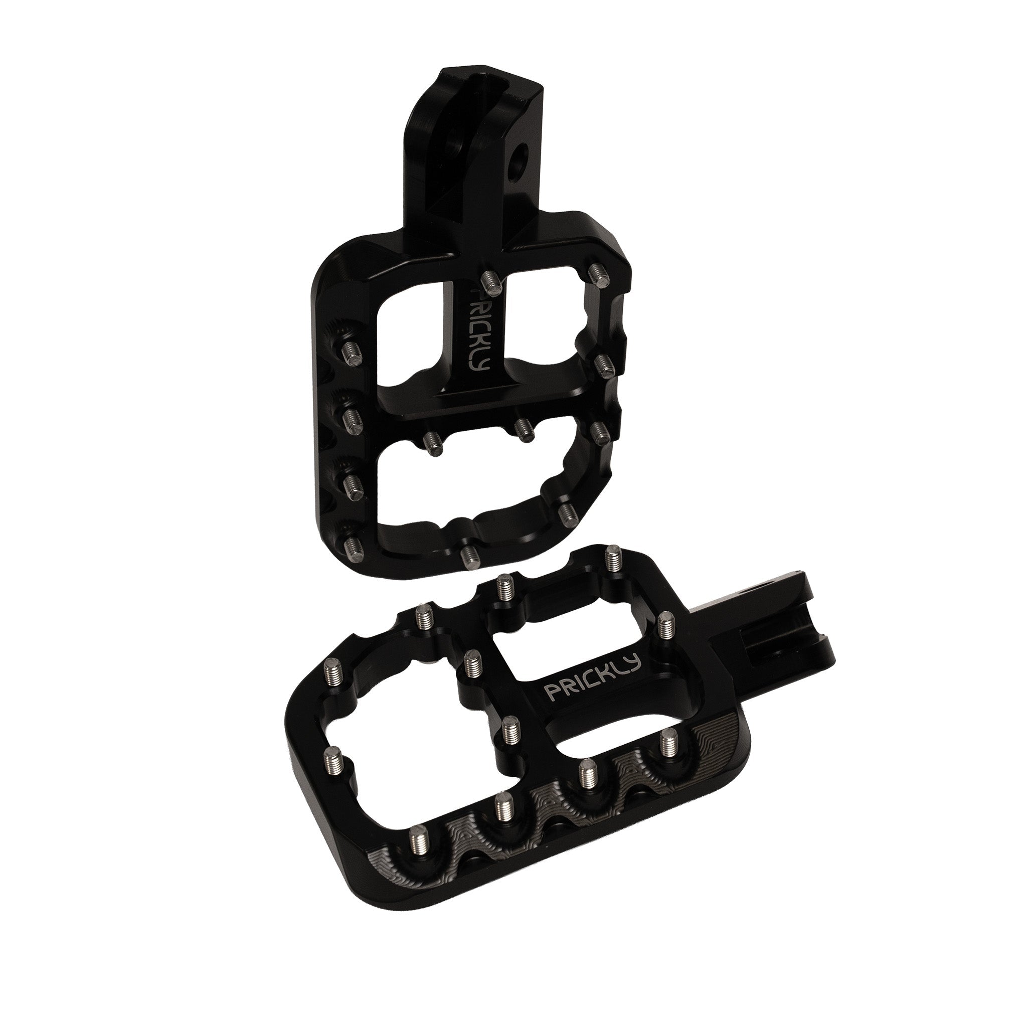 Prickly Foot Pegs Wide - Pinned Electric