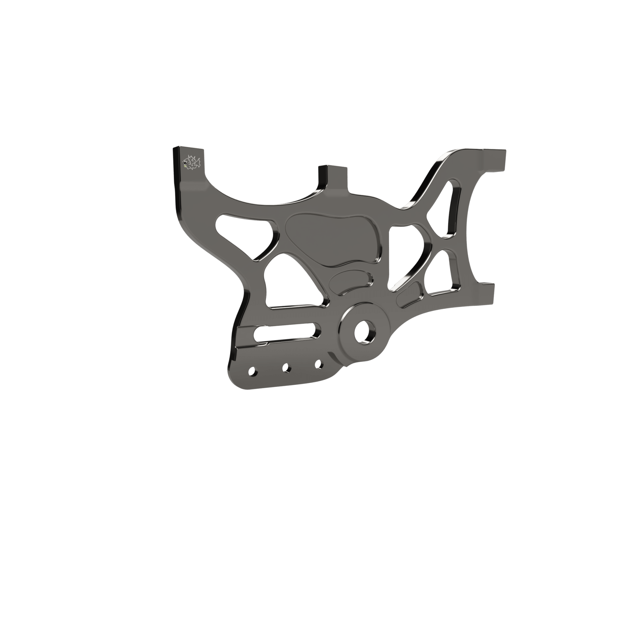 Prickly Motorsports 220mm Rear Dual Caliper Mount - Pinned Electric