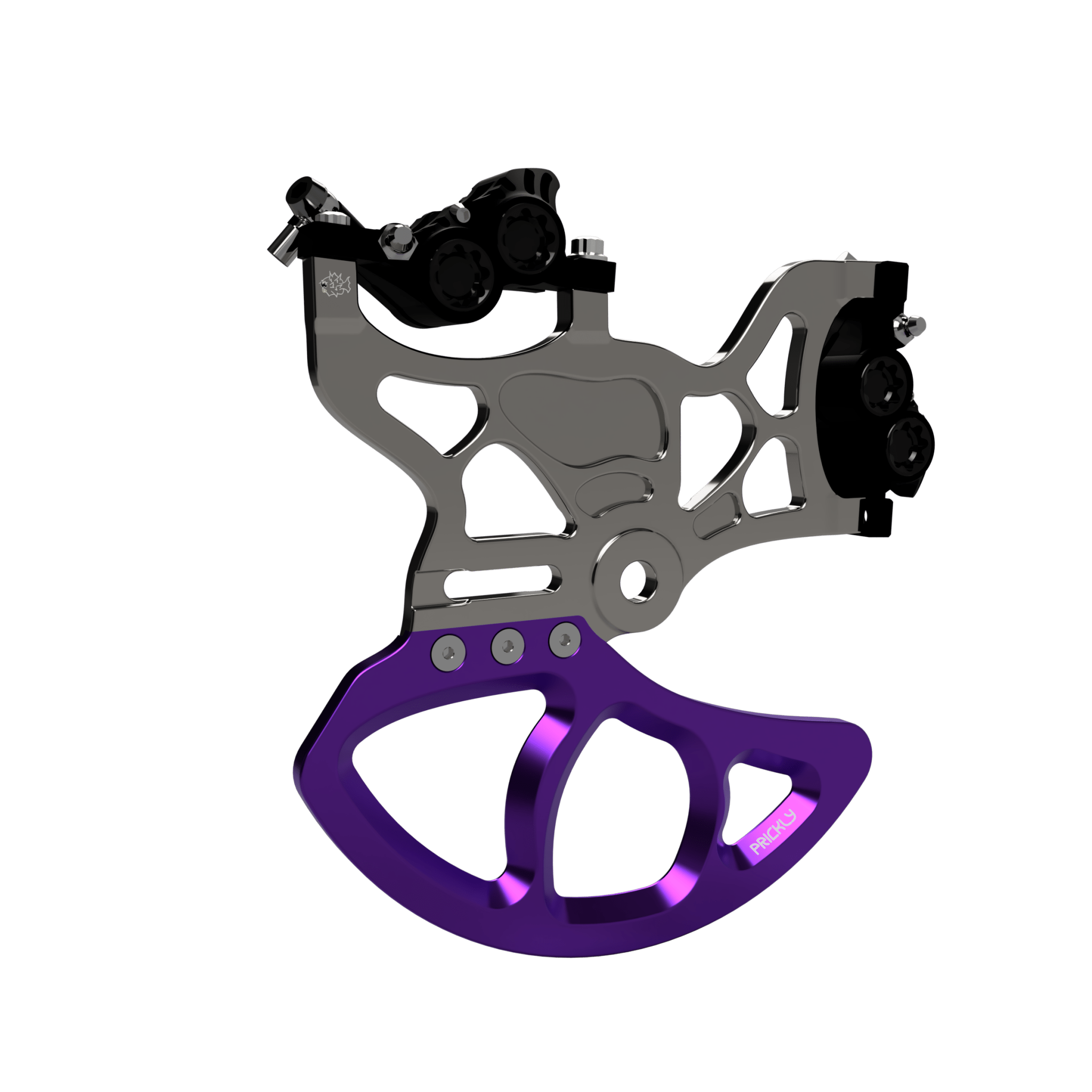 Prickly Motorsports 220mm Rear Dual Caliper Mount - Pinned Electric