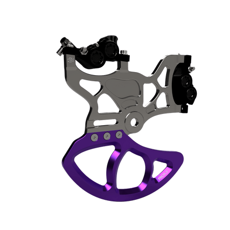 Prickly Motorsports 220mm Rear Dual Caliper Mount - Pinned Electric