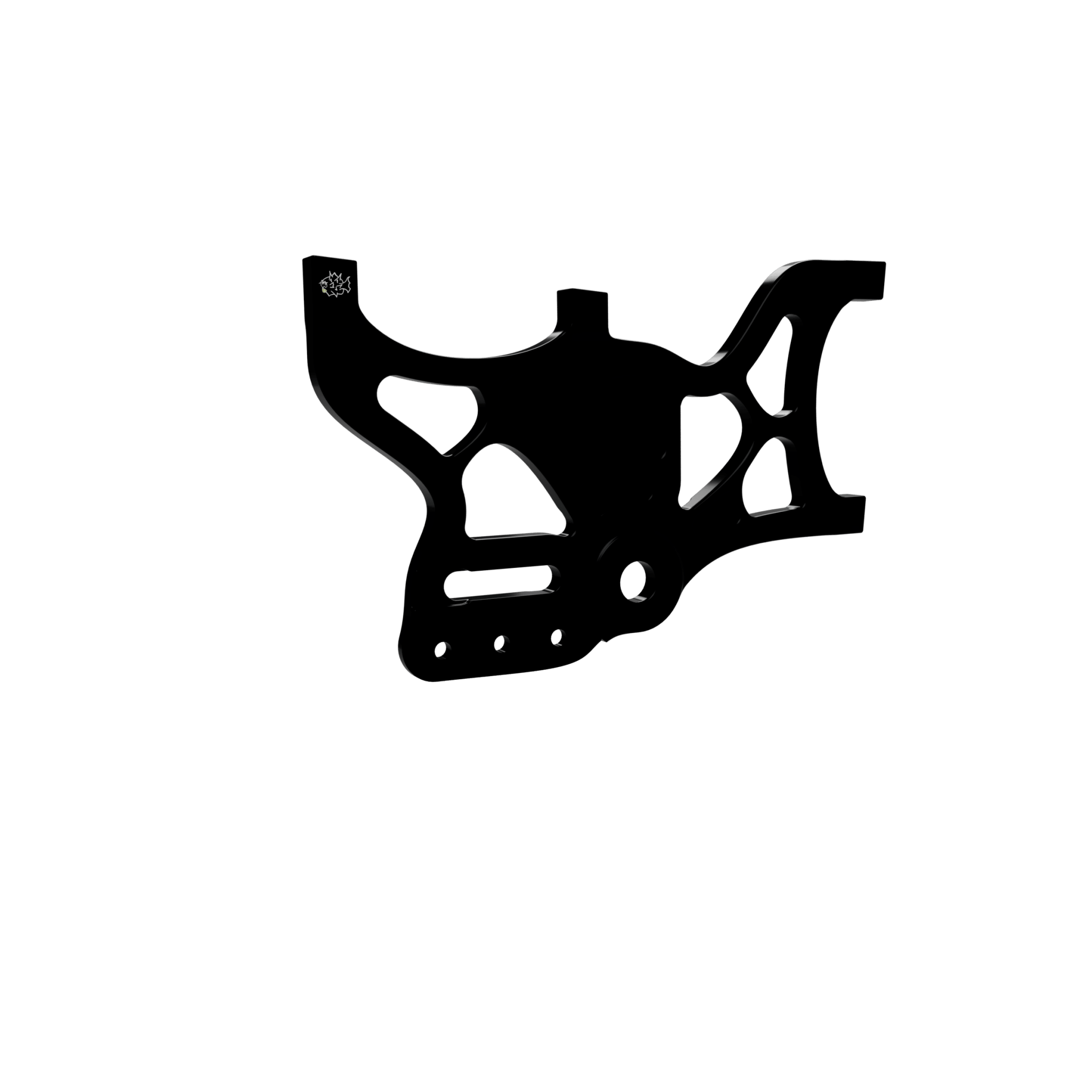 Prickly Motorsports 220mm Rear Dual Caliper Mount - Pinned Electric