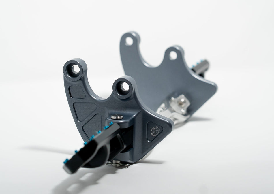 Prickly Motorsports Footpeg Brackets E Ride - Pinned Electric