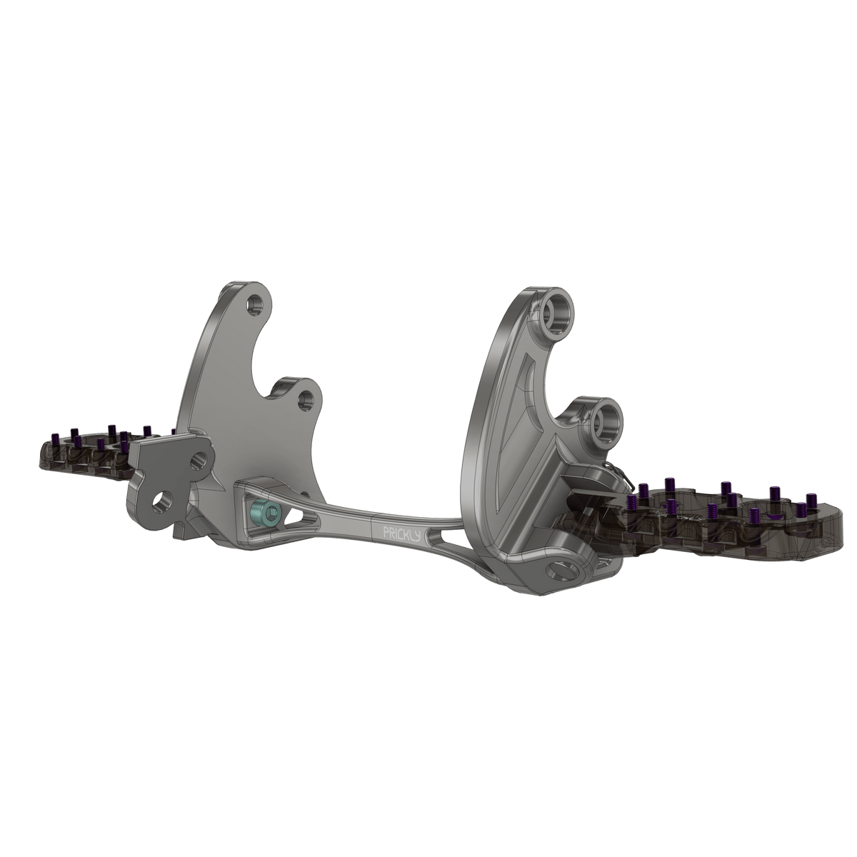 Prickly Motorsports Footpeg Brackets E Ride - Pinned Electric