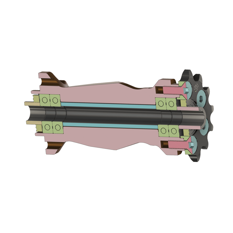 Prickly Motorsports Prickly Jackshaft - Pinned Electric
