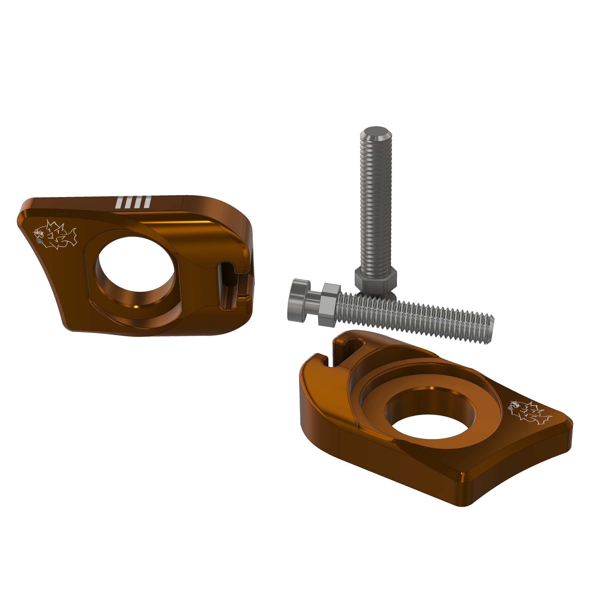 Prickly Motorsports Ultra Bee Axle Blocks - Pinned Electric