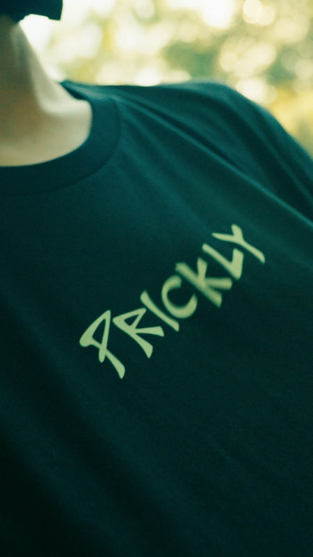 Prickly Pear Black Tee - Pinned Electric