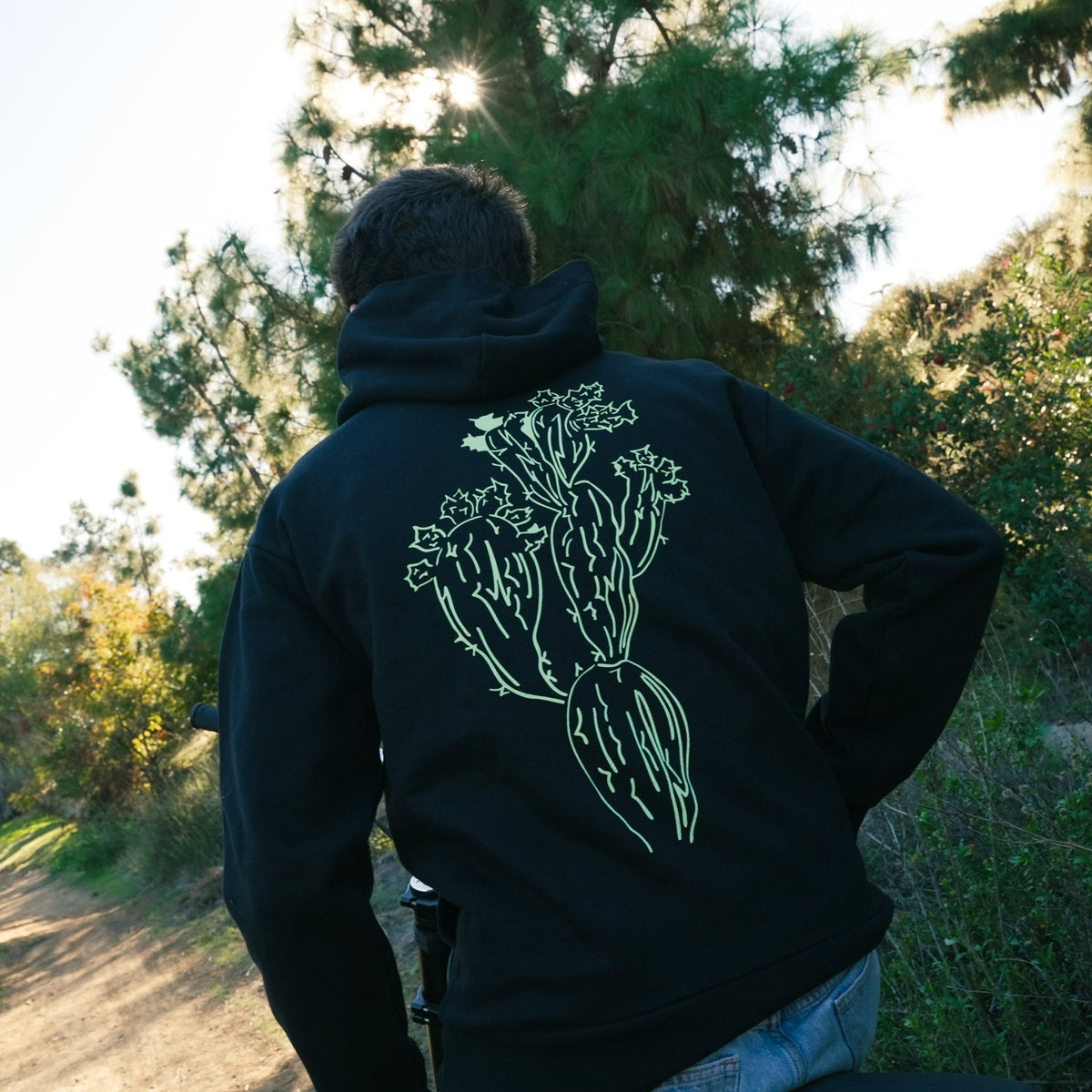 Prickly Pear Hoodie - Pinned Electric