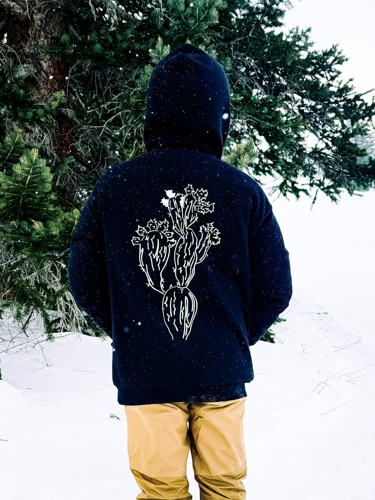 Prickly Pear Hoodie - Pinned Electric