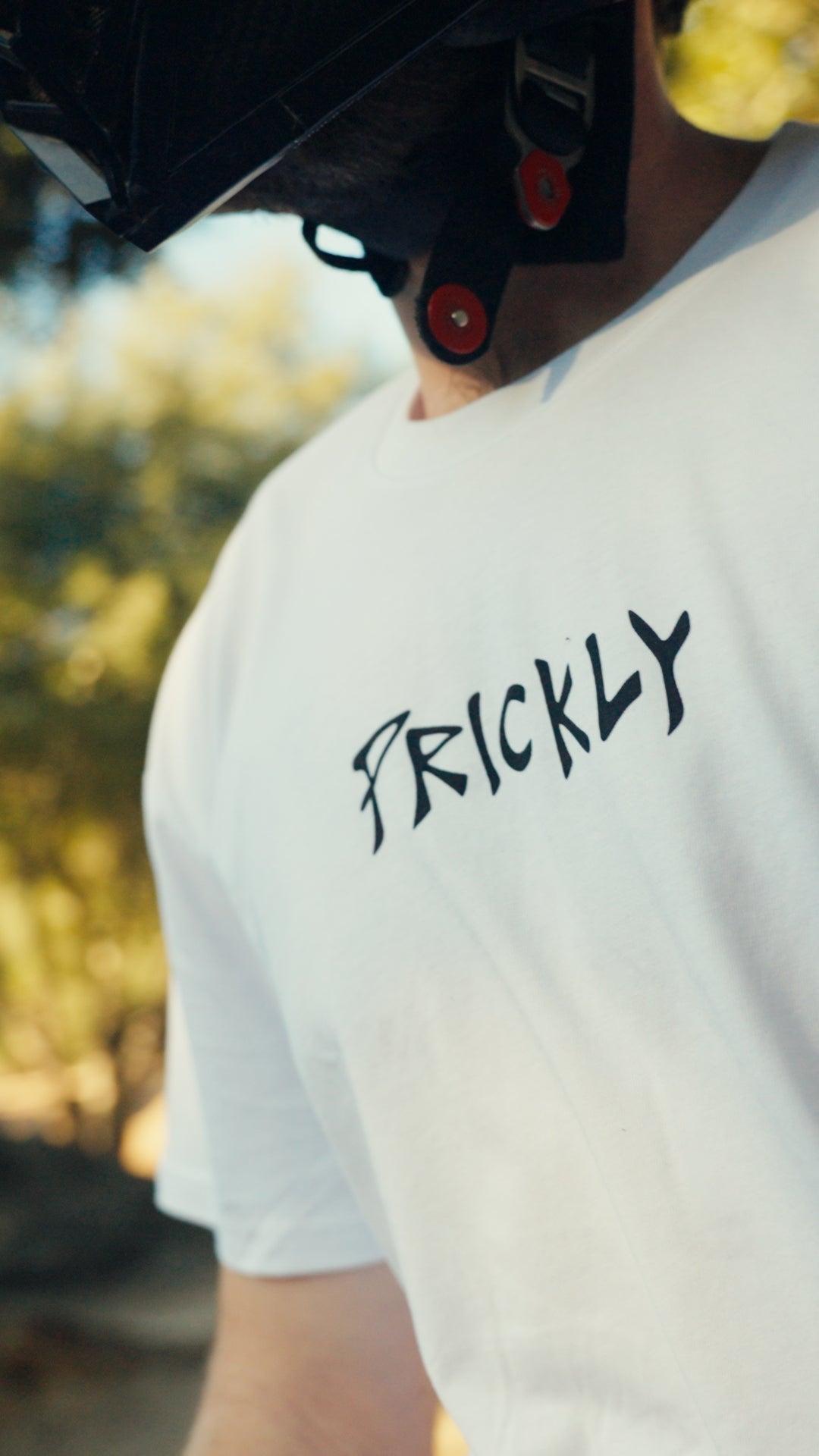 Prickly Pear White Tee - Pinned Electric