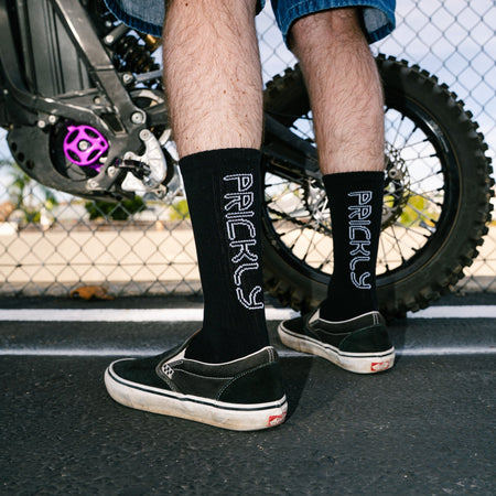 Prickly Socks - Pinned Electric