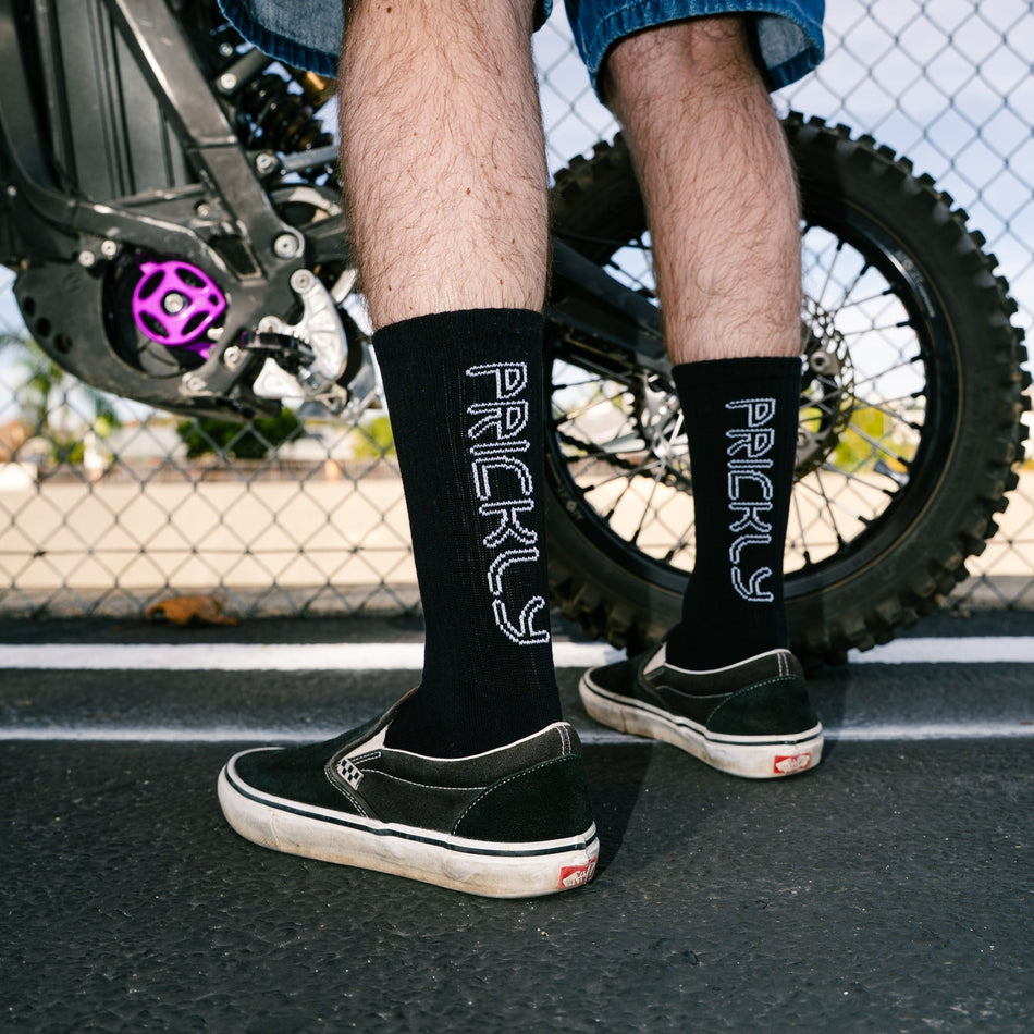 Prickly Socks - Pinned Electric