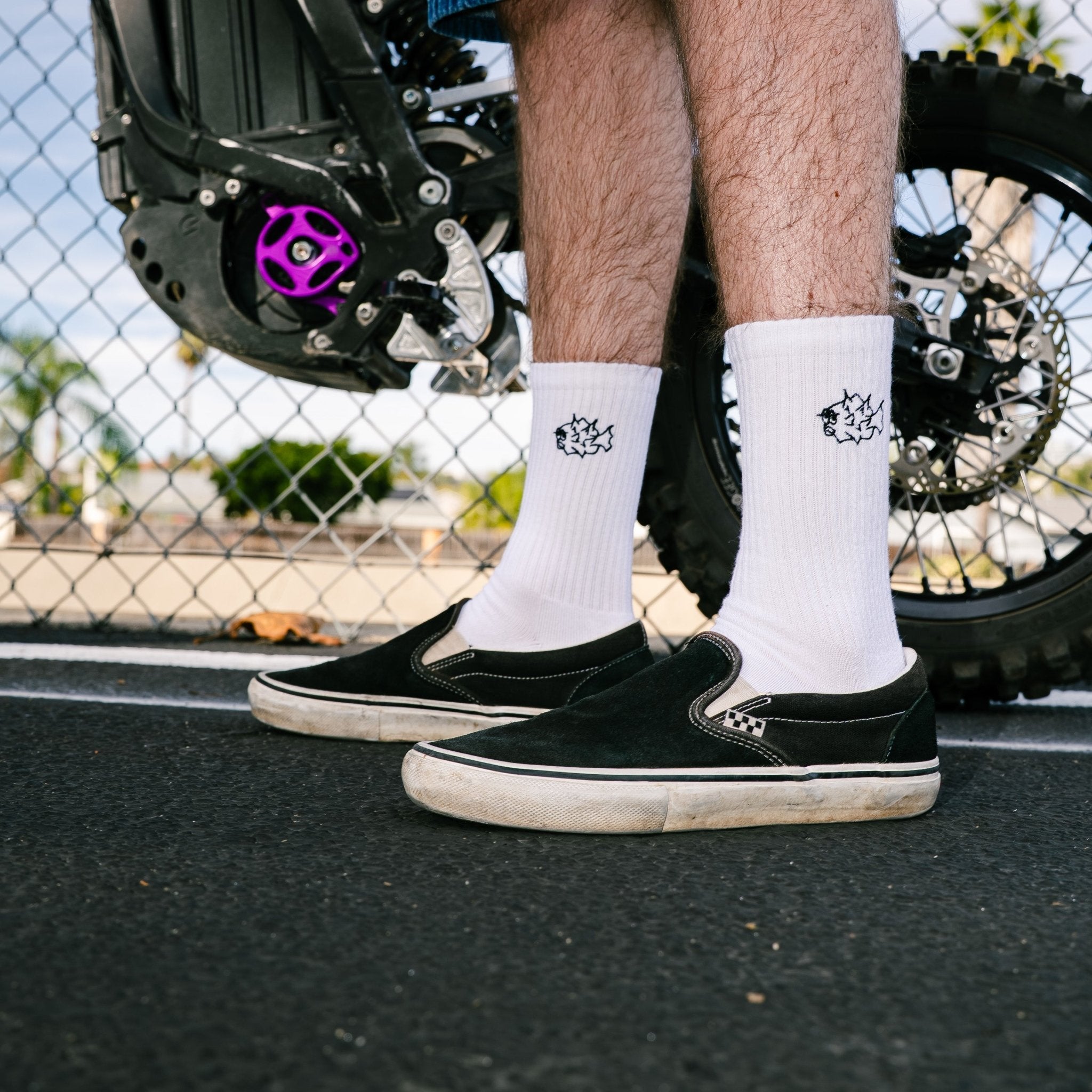 Prickly Socks - Pinned Electric