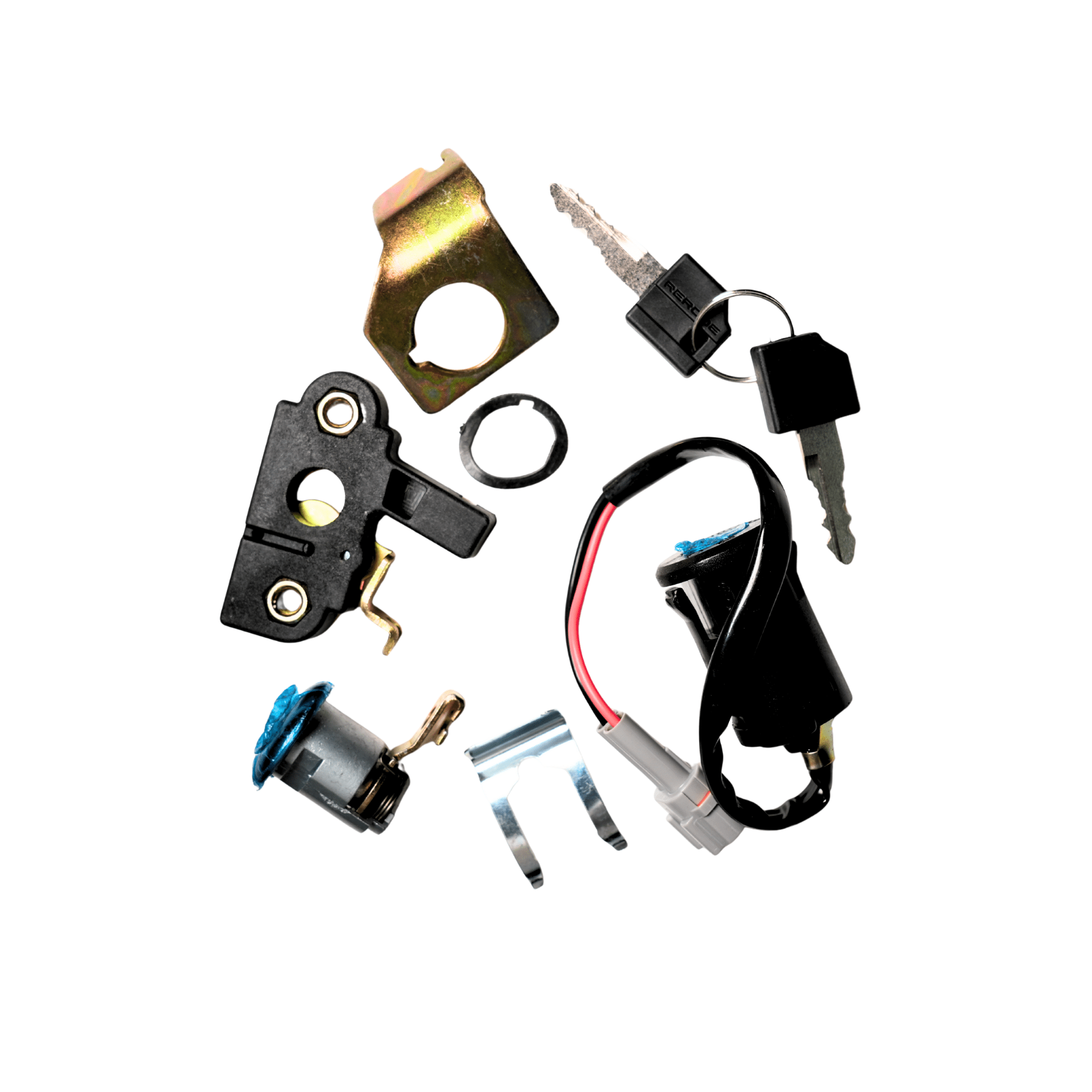 RERODE Seat Lock Assembly + Key Switch Igniti8on (R1+ OEM) - Pinned Electric