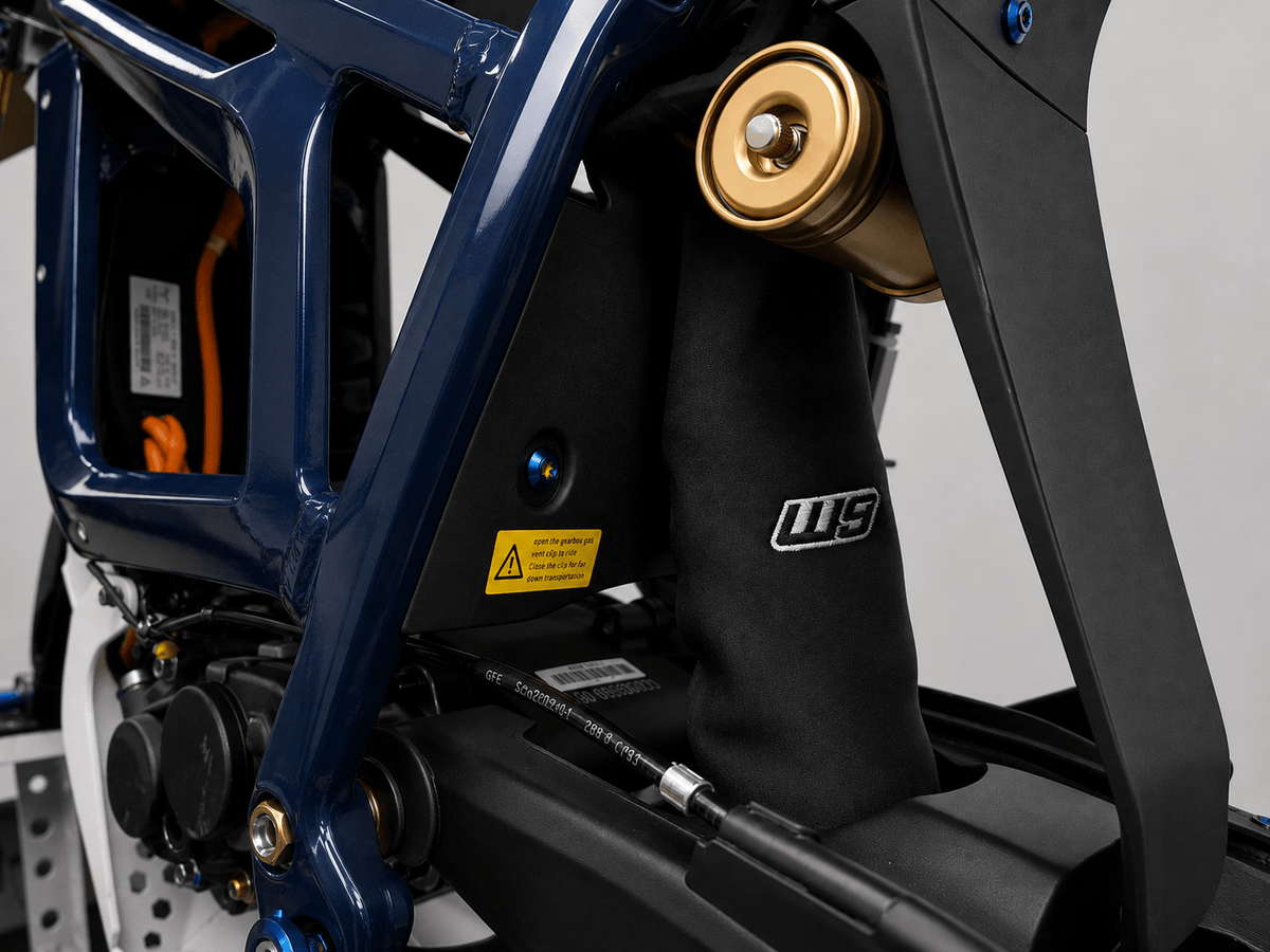 Shock Cover (Mid-Size Bikes) - Pinned Electric