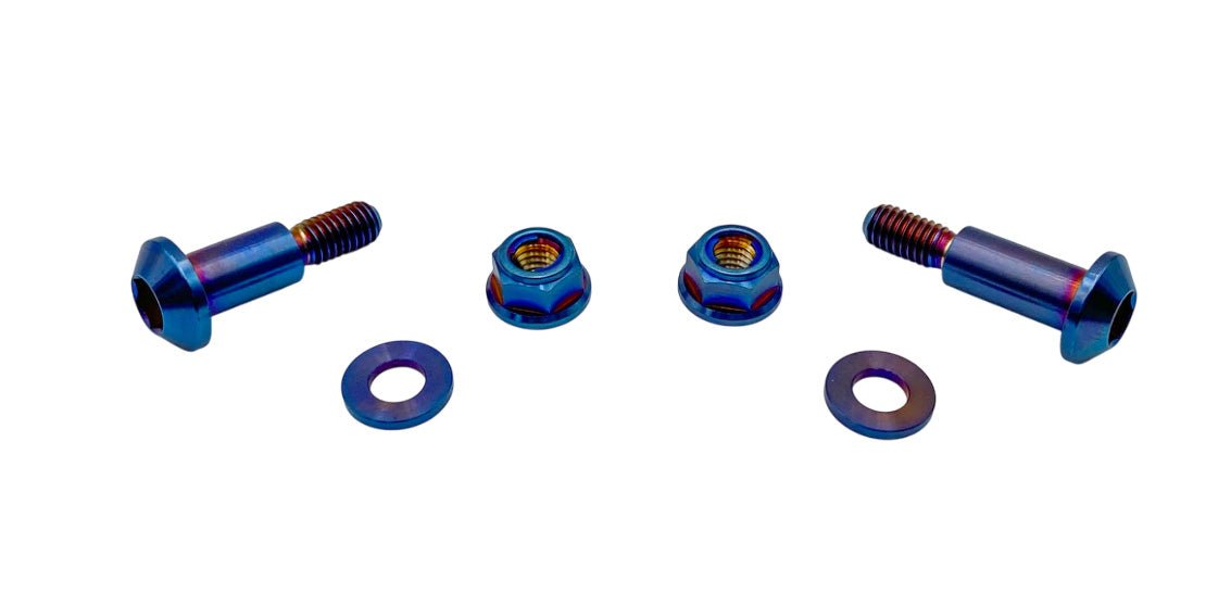 Shorty Style Ultra Bee Lever Pivot Bolts – Titanium Upgrade (Collective) - Pinned Electric