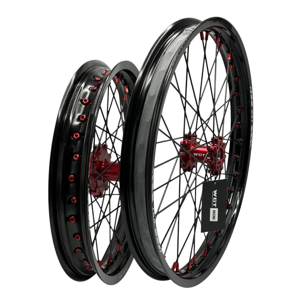 Splattered V2 19x16 Wheel Set - Pinned Electric