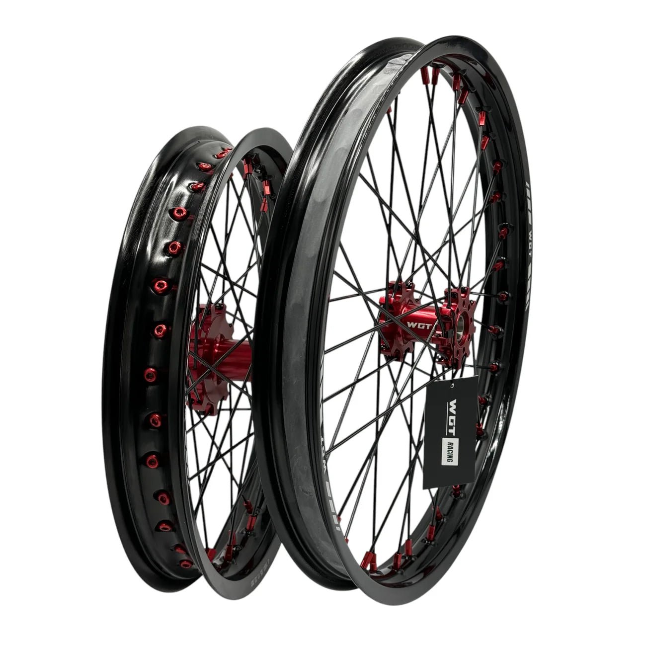 Splattered V2 19x16 Wheel Set - Pinned Electric