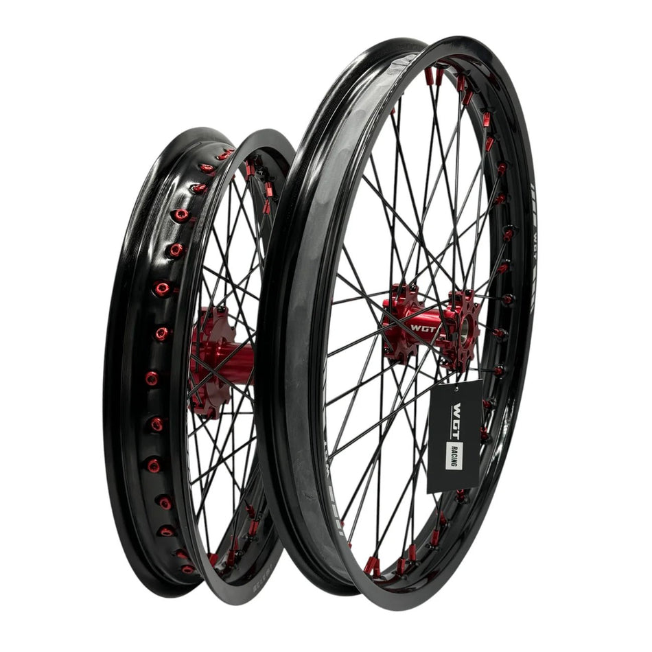 Splattered V2 19x16 Wheel Set - Pinned Electric