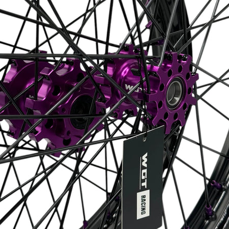 Splattered V2 19x16 Wheel Set - Pinned Electric