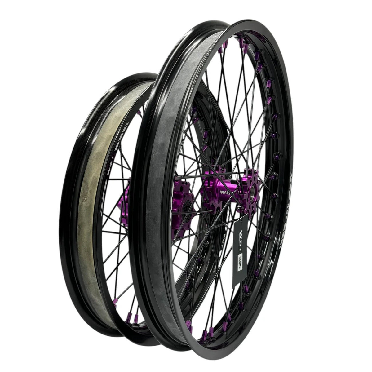 Splattered V2 19x16 Wheel Set - Pinned Electric