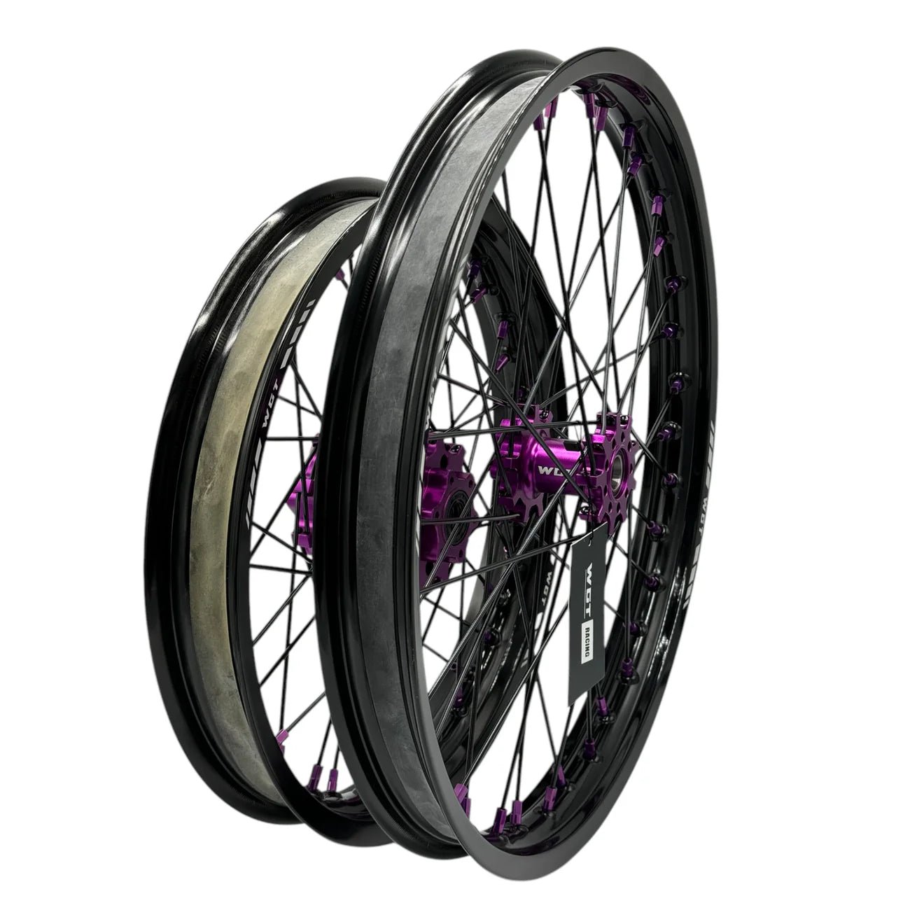 Splattered V2 19x16 Wheel Set - Pinned Electric