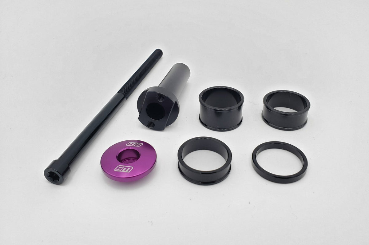 Stem Lock - W9 Fender Adapter Compatible - For forks without a fender mount on lower clamps. - Pinned Electric