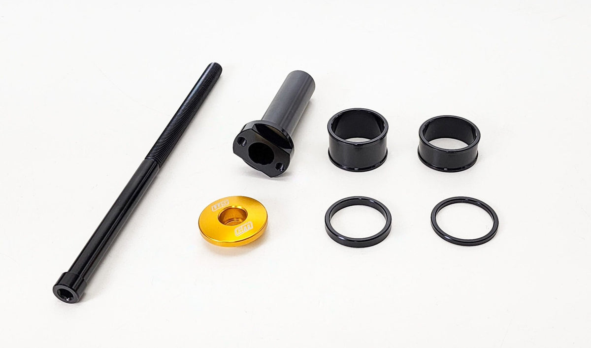 Stem Lock - W9 Fender Adapter Compatible - For forks without a fender mount on lower clamps. - Pinned Electric