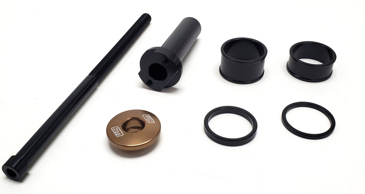Stem Lock - W9 Fender Adapter Compatible - For forks without a fender mount on lower clamps. - Pinned Electric