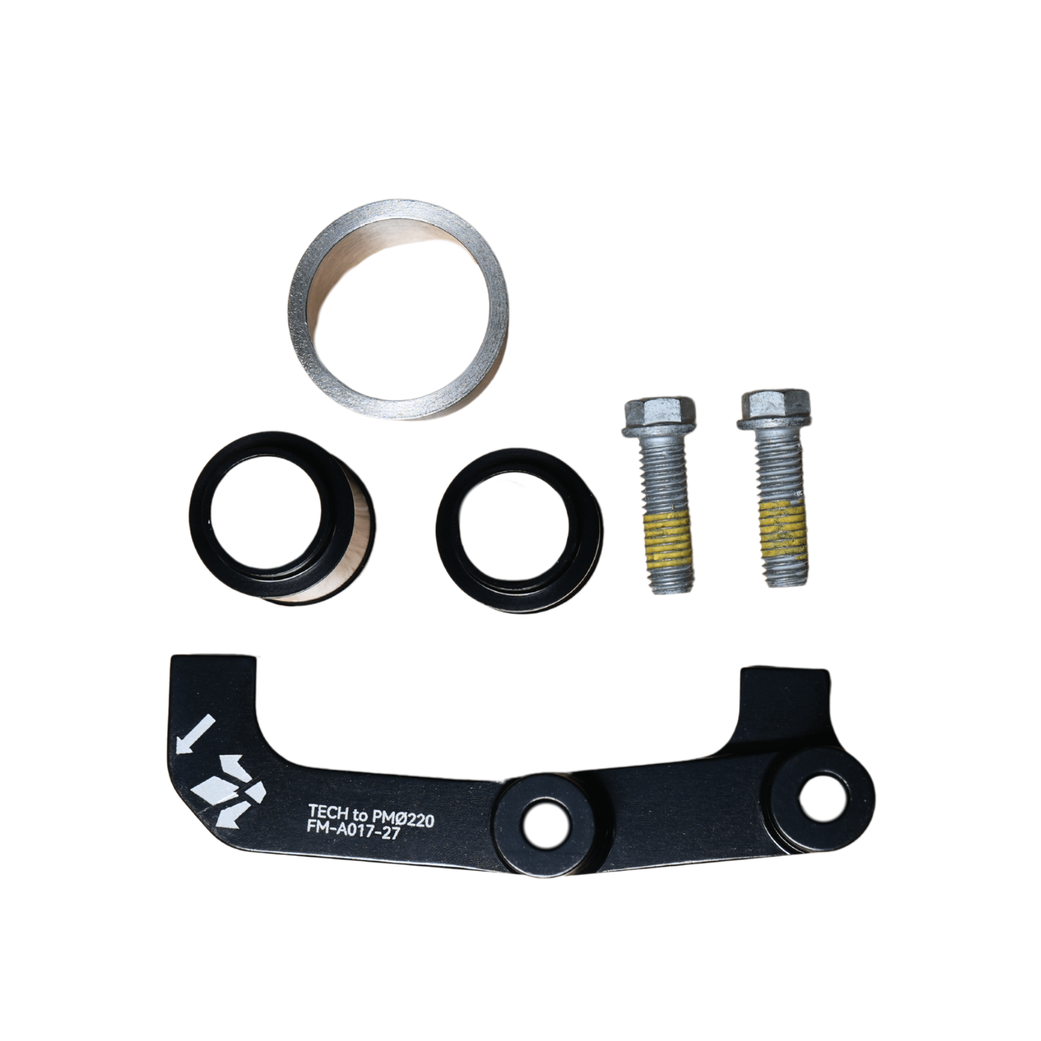 TECH Arctic Leopard XE Pro S and Pro S Enduro Brake Adapter with Headset Spacer - Pinned Electric