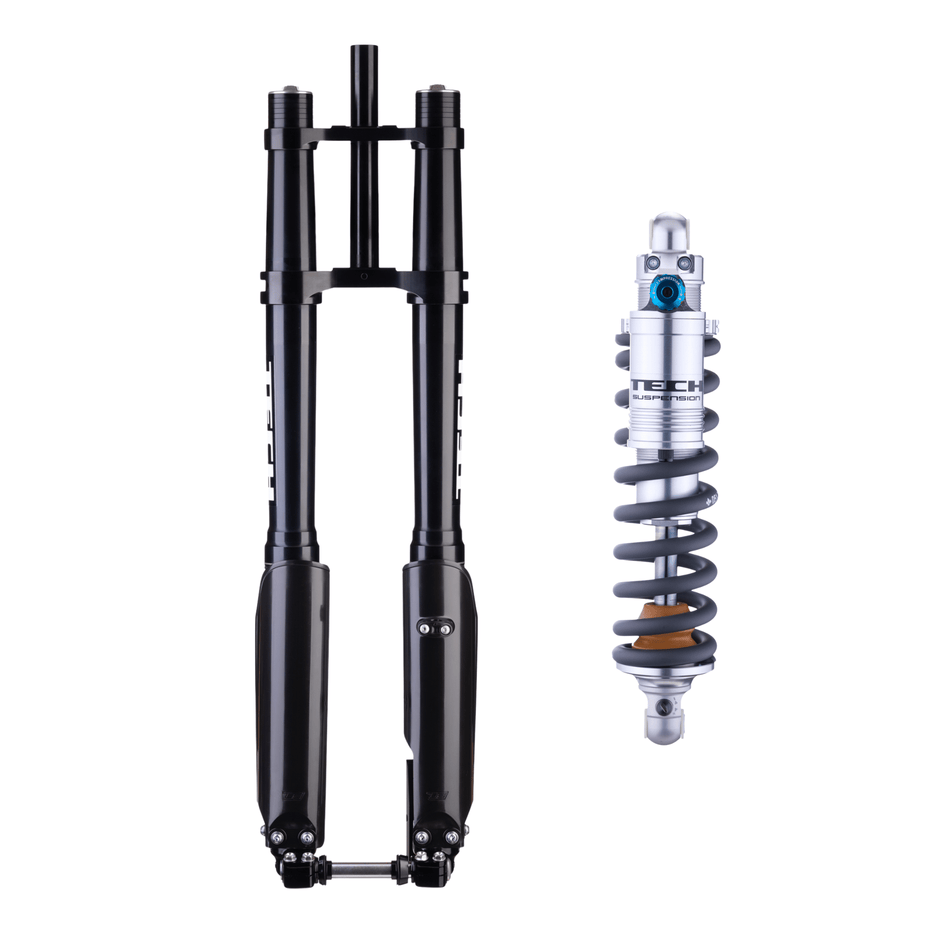 Tech E39 Fork & ER30 283mm Rear Shock - Pinned Electric