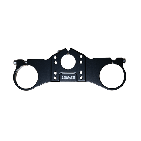 TECH Upper Triple Clamp Drop Crown - Pinned Electric
