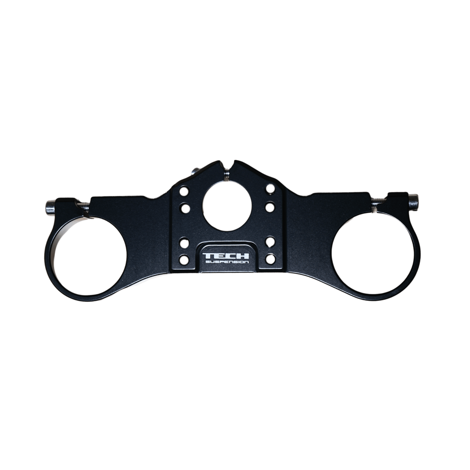 TECH Upper Triple Clamp Drop Crown - Pinned Electric