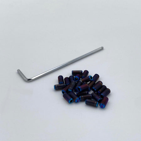 Titanium Elite Foot Peg Screws - Pinned Electric