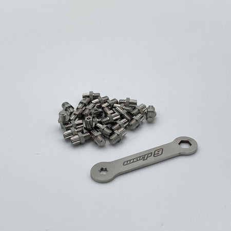 Titanium Elite Foot Peg Screws - Pinned Electric