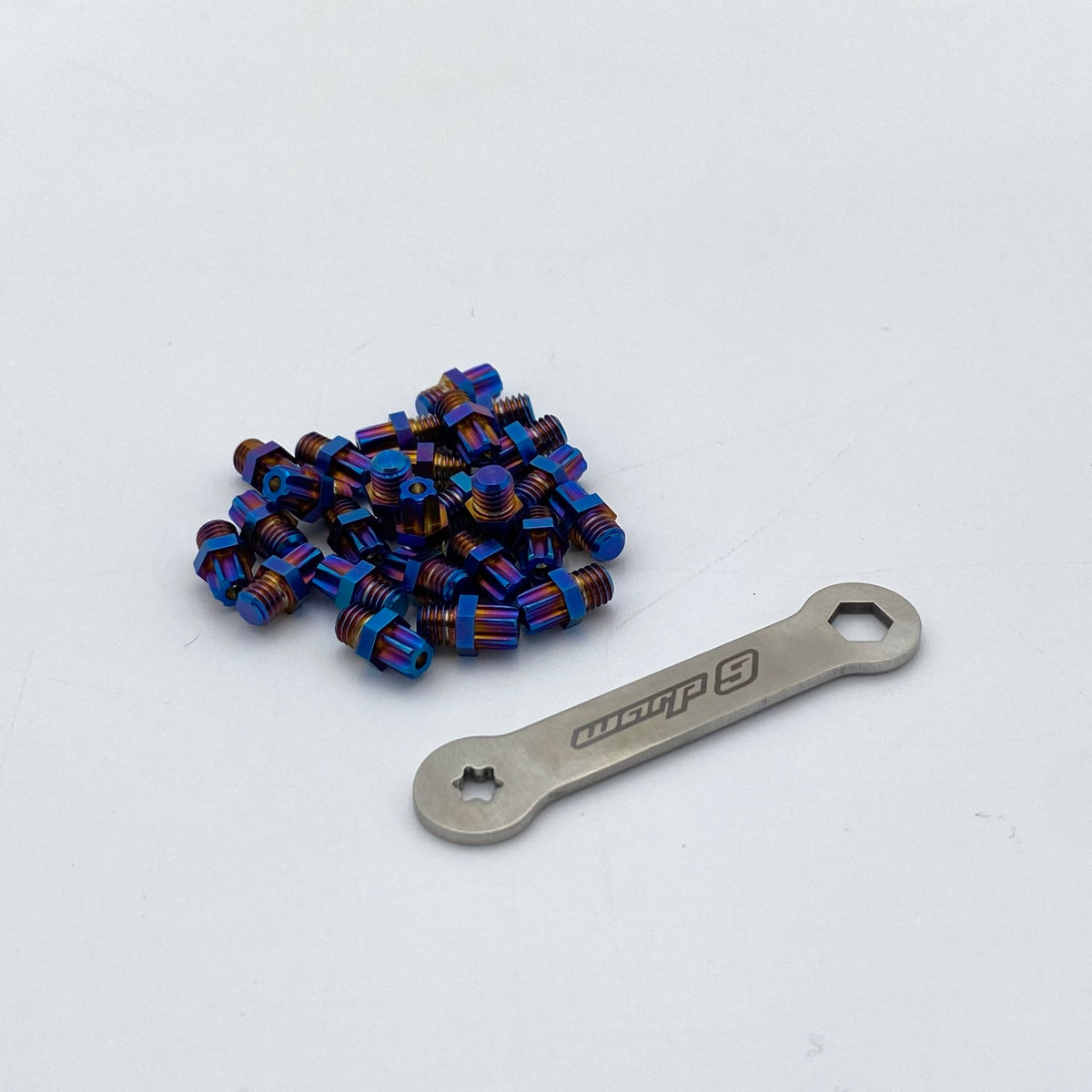 Titanium Elite Foot Peg Screws - Pinned Electric