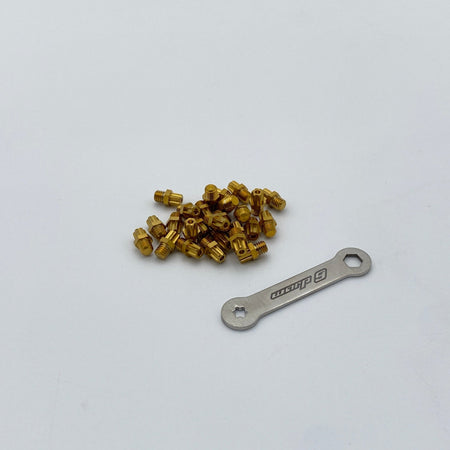 Titanium Elite Foot Peg Screws - Pinned Electric