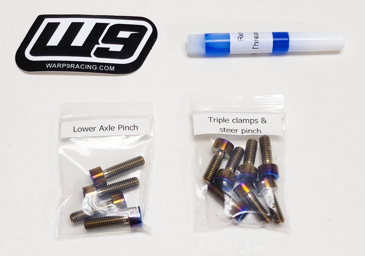 Titanium Fork Bolts - Pinned Electric