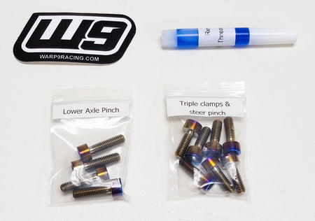 Titanium Fork Bolts - Pinned Electric