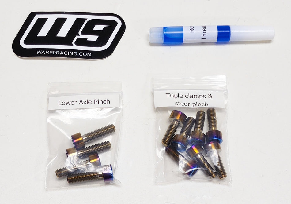 Titanium Fork Bolts - Pinned Electric