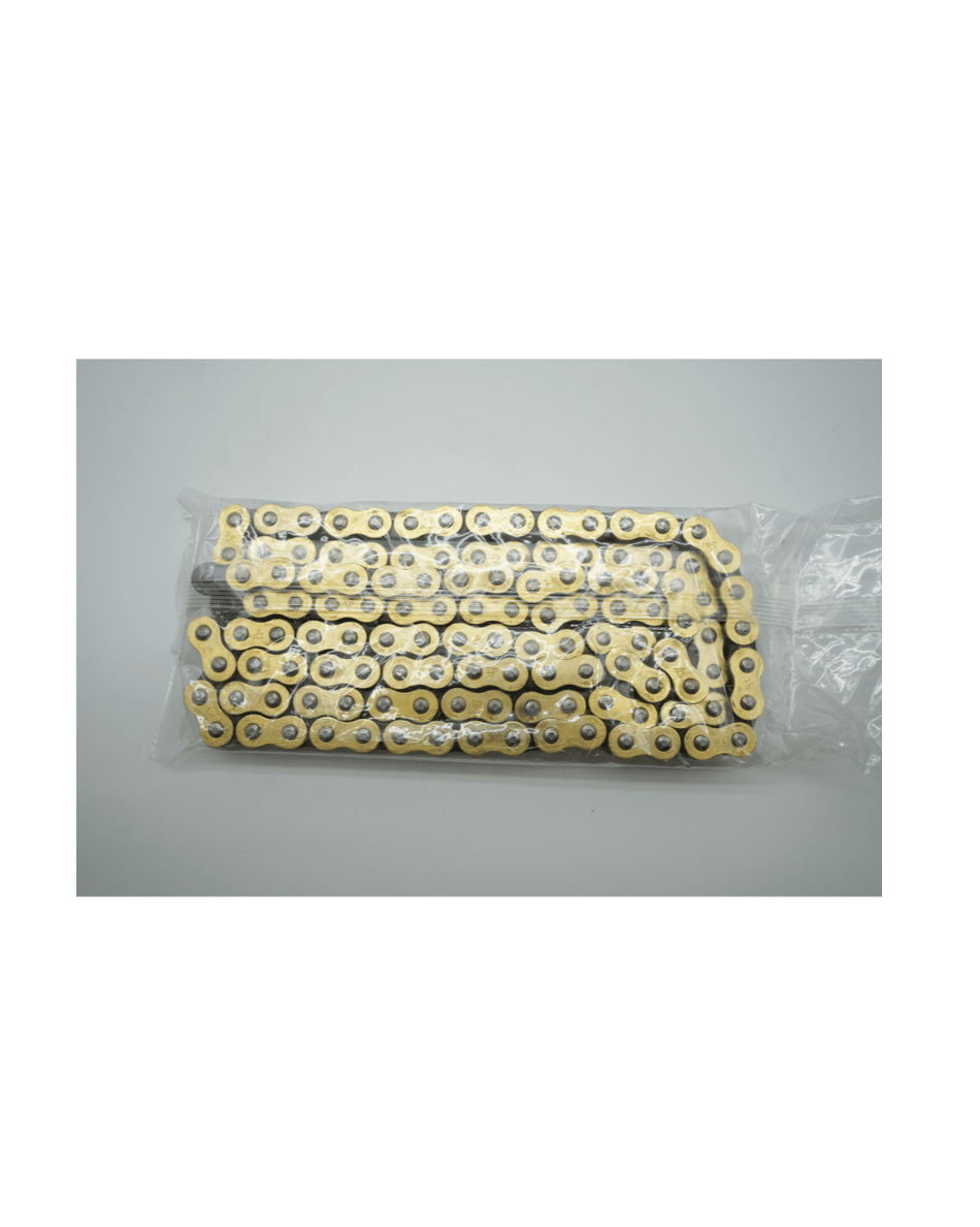 Tusk 428 Gold Plated Race Chain 428x122 - Pinned Electric