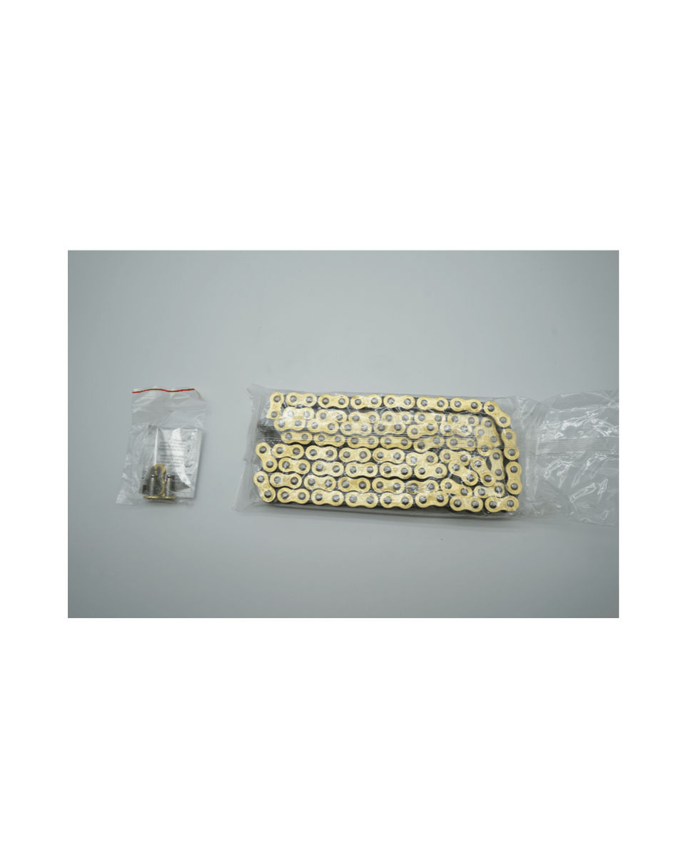 Tusk 428 Gold Plated Race Chain 428x122 - Pinned Electric