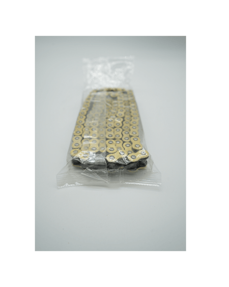 Tusk 428 Gold Plated Race Chain 428x122 - Pinned Electric