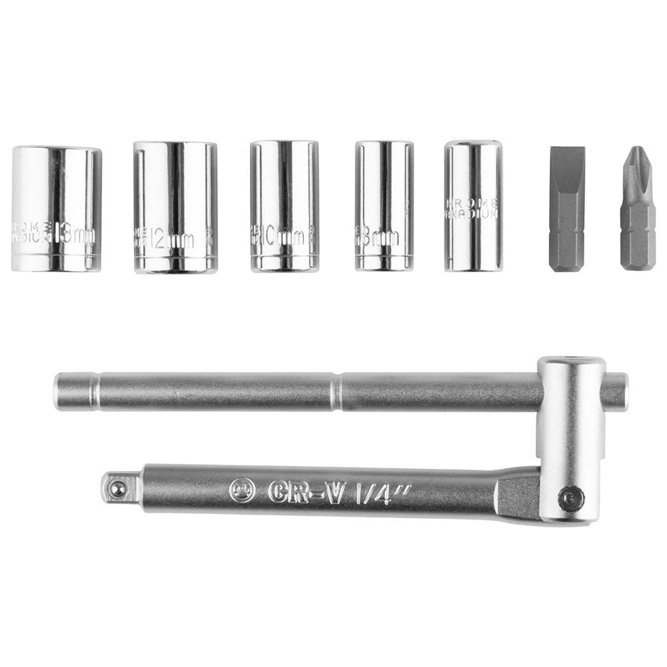 TUSK Folding Mini T - Handle Set 1/4" Drive - Pinned Electric