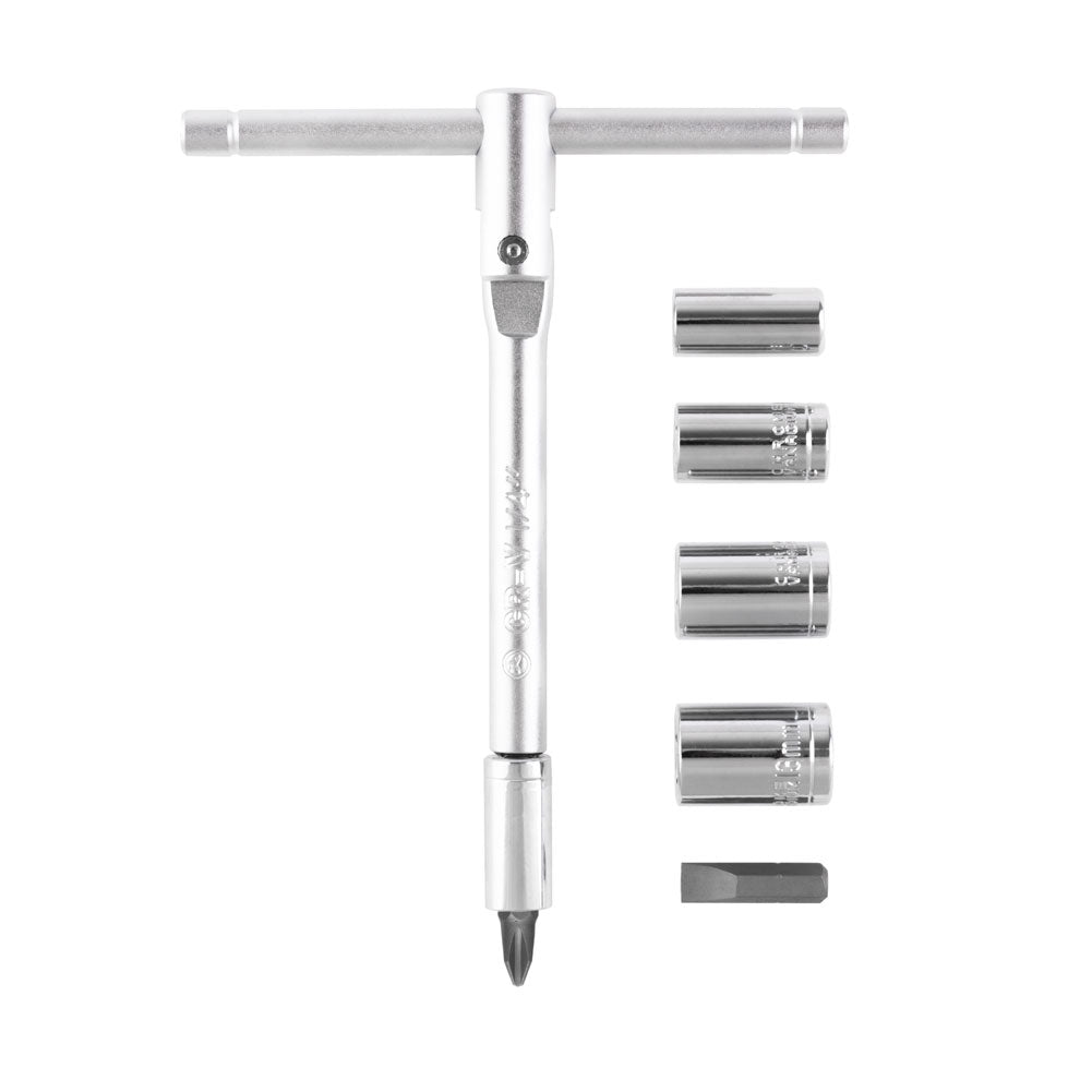 TUSK Folding Mini T - Handle Set 1/4" Drive - Pinned Electric