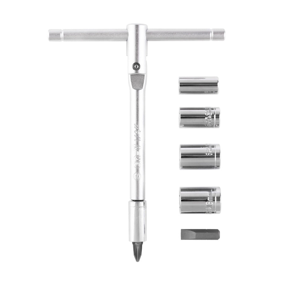 TUSK Folding Mini T - Handle Set 1/4" Drive - Pinned Electric