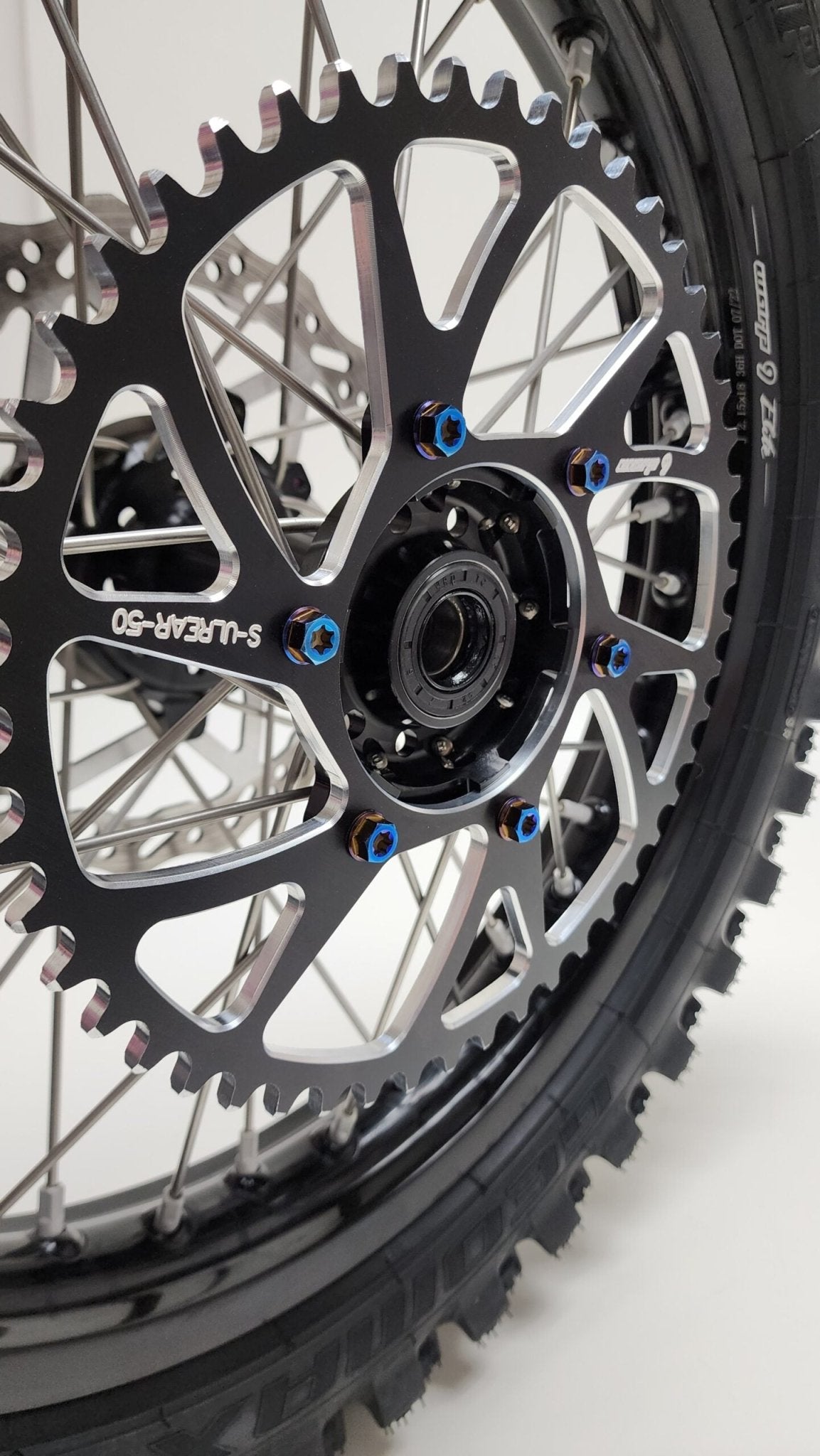 Ultra Bee Titanium Sprocket Bolts (Collective) - Pinned Electric