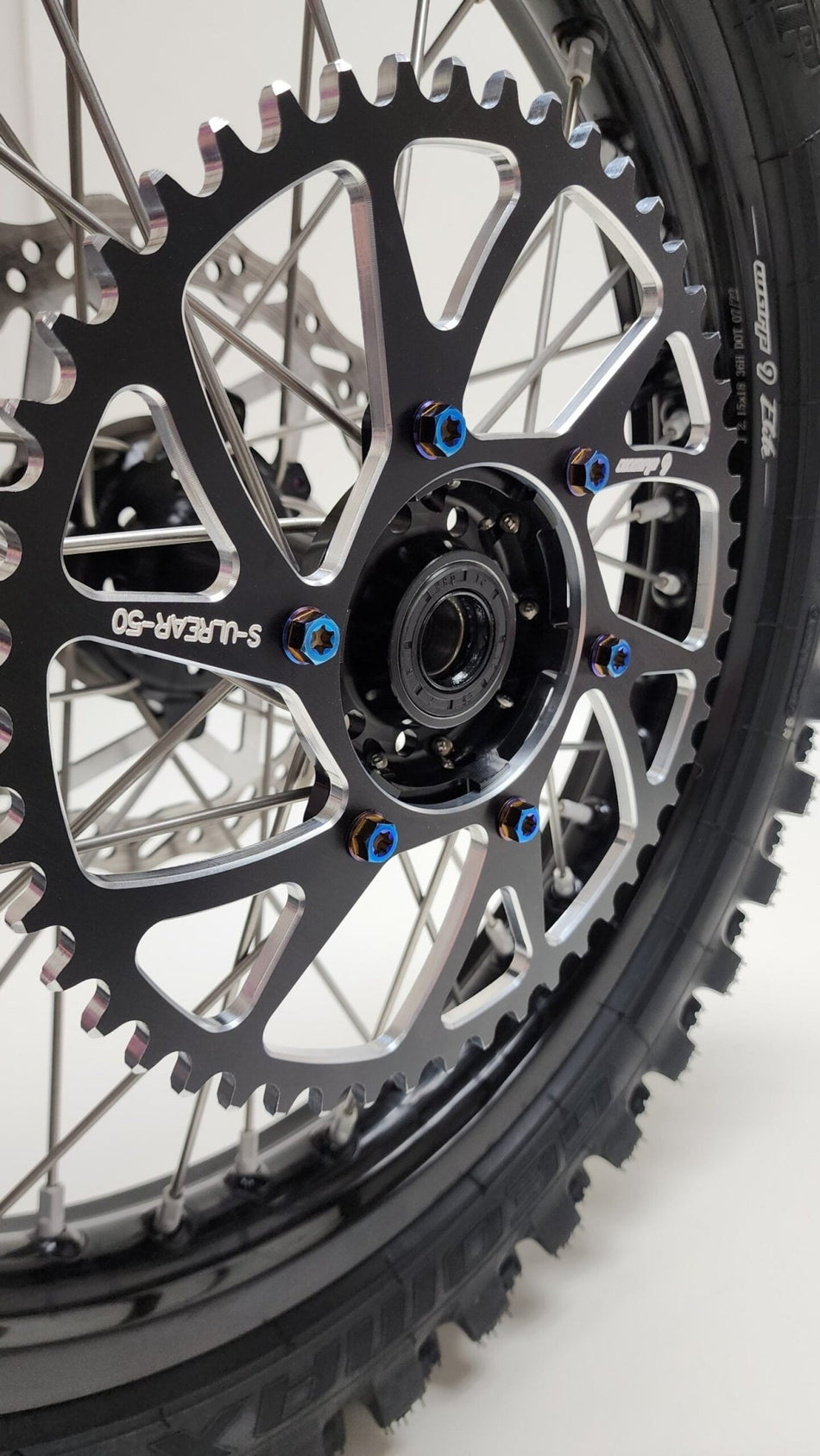 Ultra Bee Titanium Sprocket Bolts (Collective) - Pinned Electric